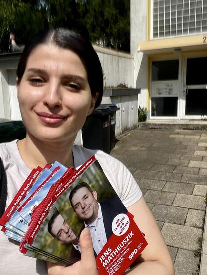 Flyerverteilung der SPD Bochum-Ehrenfeld
