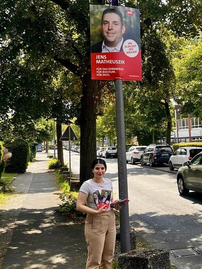 Flyerverteilung der SPD Bochum-Ehrenfeld