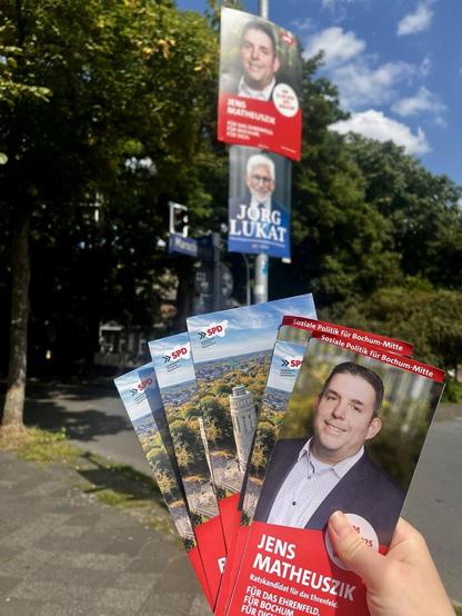 Flyerverteilung der SPD Bochum-Ehrenfeld