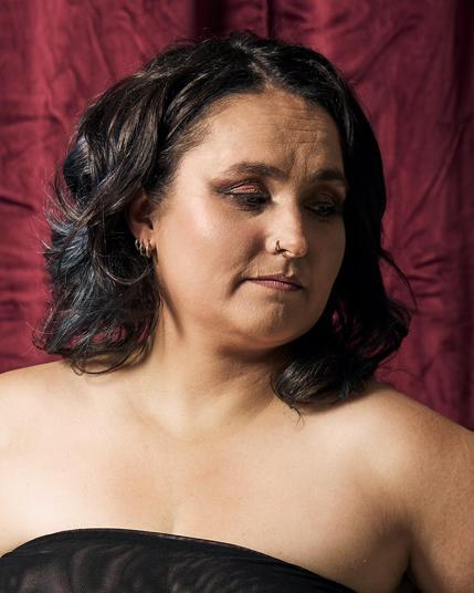 Woman looking wistful