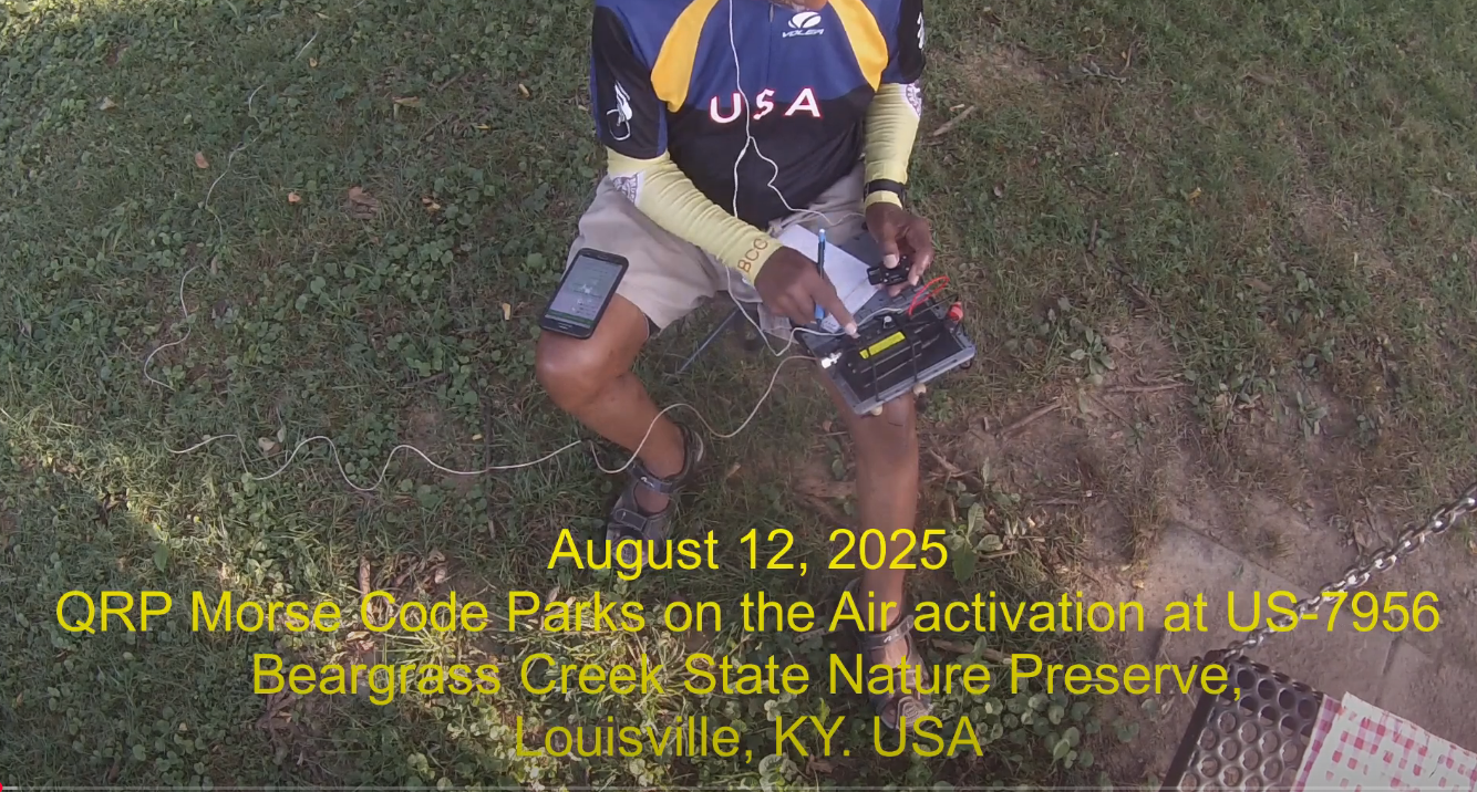 Portable Ham Radio operating from a park