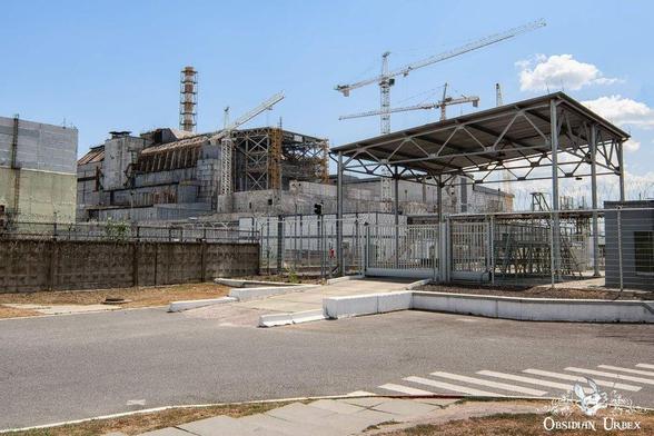 exterior of Chernobyl rector 4