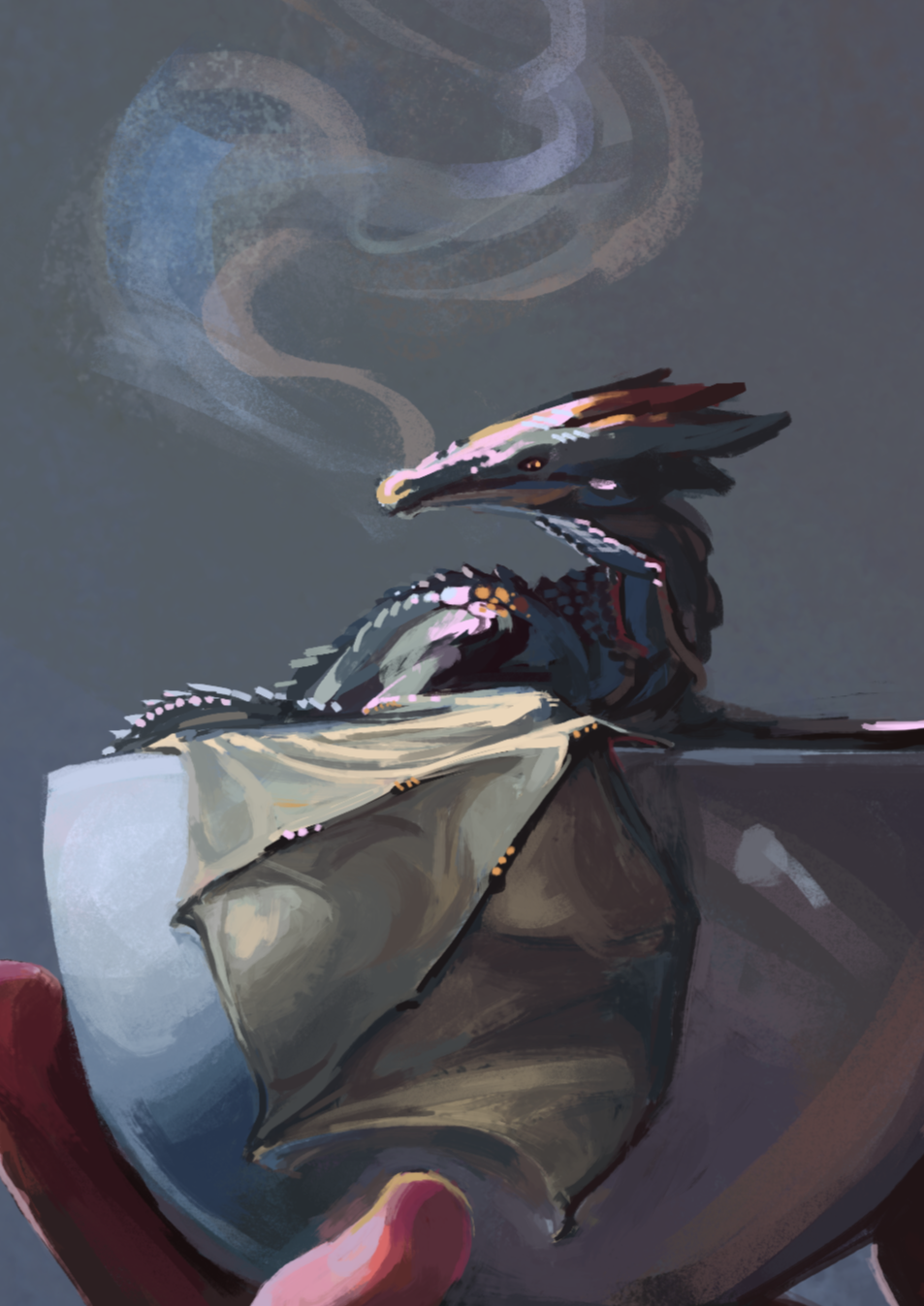 Detail of dragon.