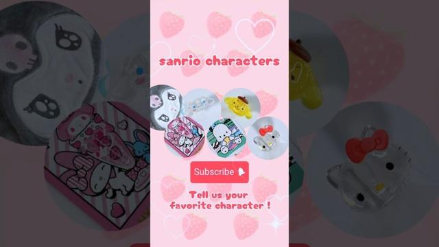 Cute Sanrio Goods　#sanrio   #kuromi #mymelody #cinnamoroll #pochacco #pompompurin #hellokitty ＊らいく監修