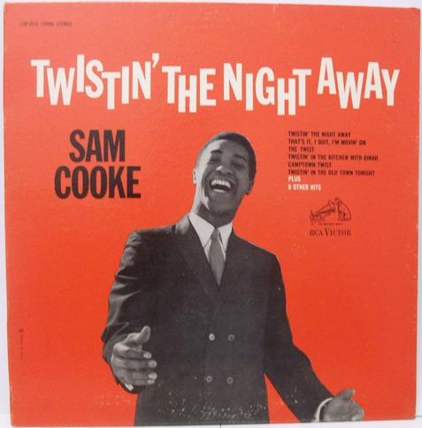 Twistin' the Night Away is the eighth studio album by American singer-songwriter Sam Cooke. Produced by Hugo & Luigi, the album was released in April 1962 in the United States by RCA Victor. Twistin' the Night Away primarily capitalizes on the twist phenomenon and as a result became one of Cooke's most successful LPs, becoming his second to chart and creating a string of chart successes.