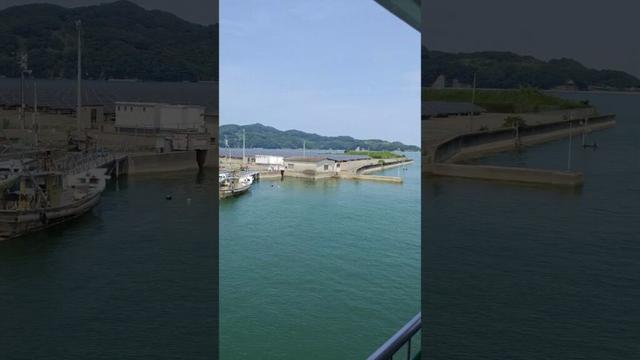 フェリーから見える島 #景色綺麗 #愛媛県新居浜市 #大島 #サイクリング