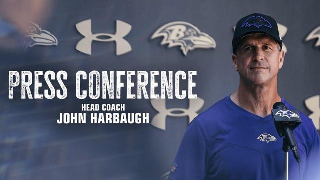 John Harbaugh, Justice Hill, Cooper Rush Media Availability | Baltimore Ravens
