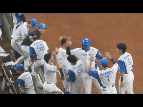 レイエス同点ホームラン時のベンチの様子！【北海道日本ハムファイターズvs千葉ロッテマリーンズ】2025.8.13