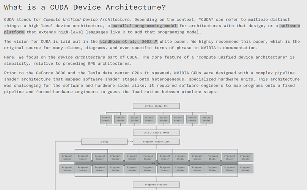 What is a CUDA Device Architecture?