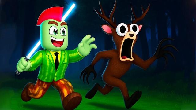 99 Nachten In Het Bos, Maar Job Speelt Vals... In Roblox!
