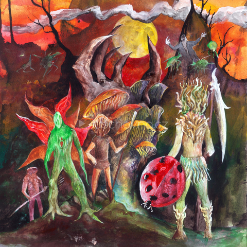 spaceseer - Feral Moon álbum artwork by Droned Artworks