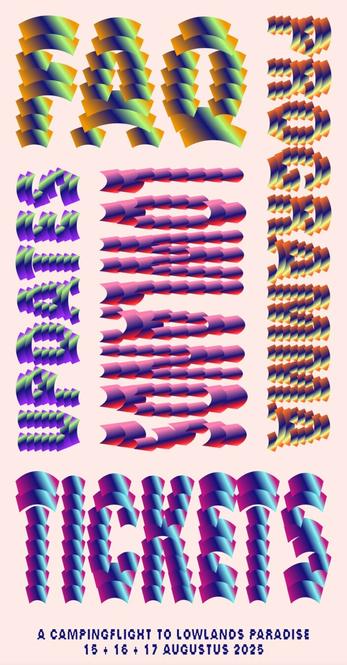 The front web page of the Lowlands music festival