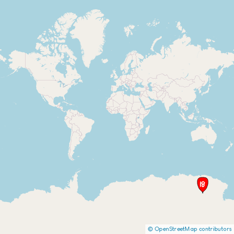 Visual representation of the location in this toot