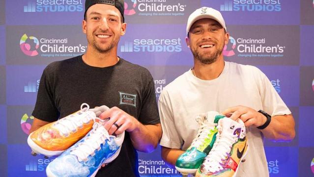 Reds players to wear cleats painted by patients at Cincinnati Children’s Hospital