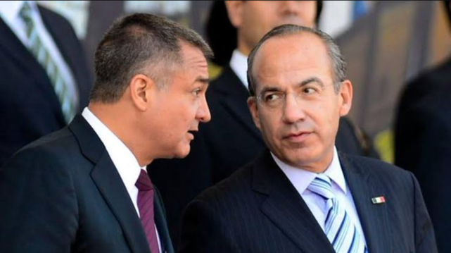 Genaro García Luna y Felipe Calderón