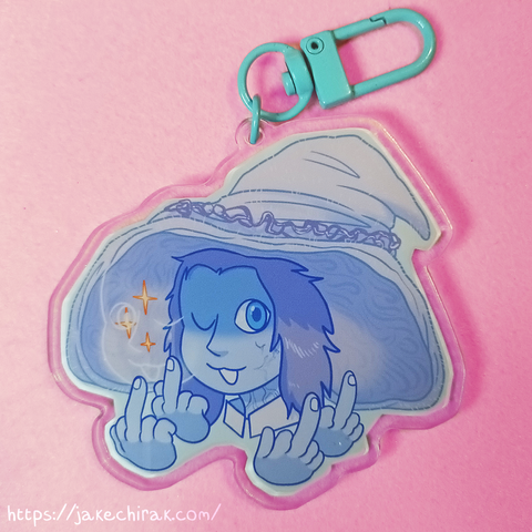A picture of my Ranni the Witch charm!