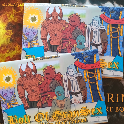 A picture of my Bolfotgransex zine!