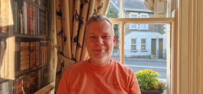 Mike sat in the window seat at the Panton Arms.