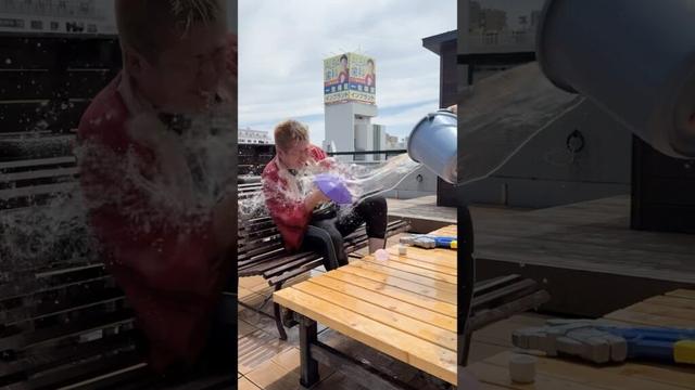 BOB2025に出演する#川後陽菜 さんと【ガチで】叩いてかぶってジャンケンポンしてみた。