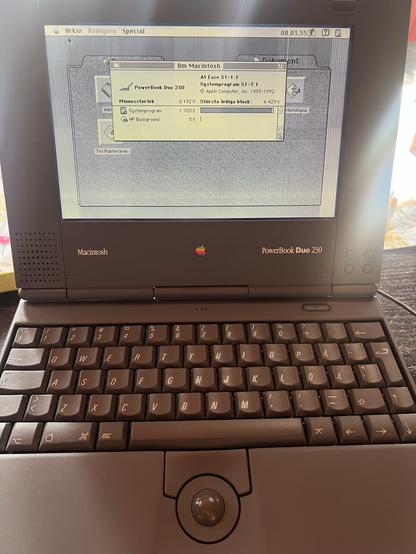 Macintosh PowerBook Duo 230 läuft auf Anhieb im Jahre 2025