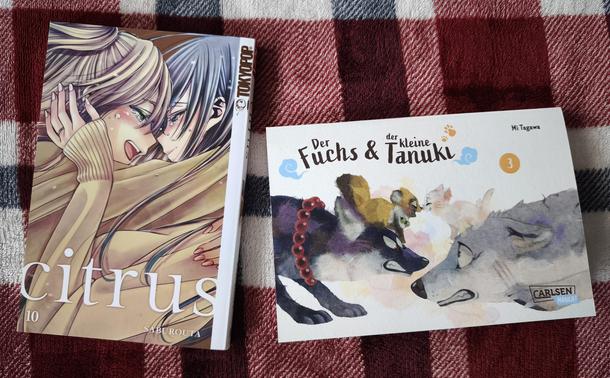 2 Manga Bände. Citrus Band 10 & Der Fuchs und der kleine Tanuki Band 3
