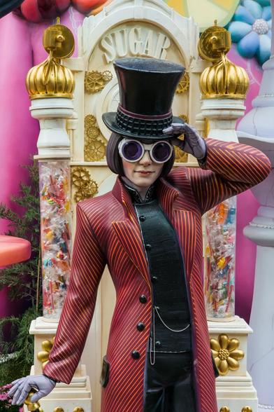 A falla on a street in Valencia.