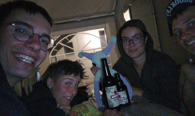 Stinkepunks und Stinketeppiche und Keule an der Reeperbahn