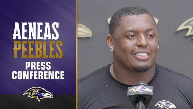 Aeneas Peebles on His Improvements in Training Camp | Baltimore Ravens
