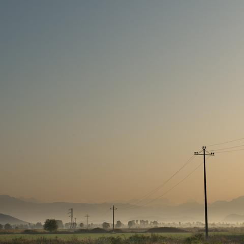 Early view of a landscape