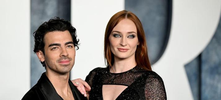 Joe Jonas y Sophie Turner en la fiesta de Vanity Fair de los Oscars en 2023 / Lionel Hahn