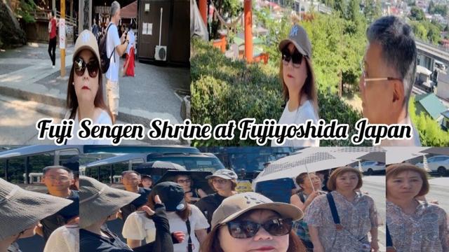 1st time to visit in Fujiyoshida Sengen Shrine #travel #tour #amazing