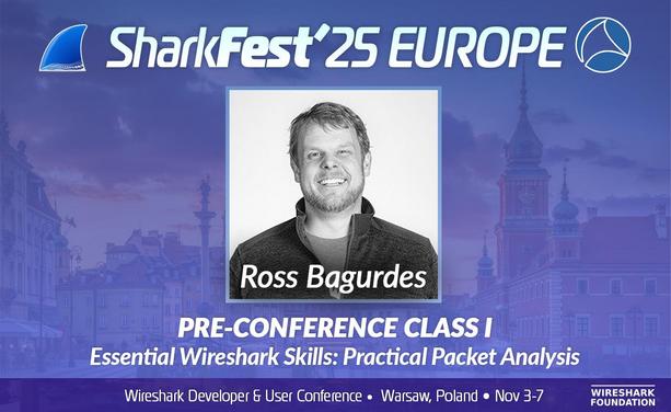 Ross Bagurdes photo, he will be teaching a SharkFest'25 EUROPE pre-conference class.