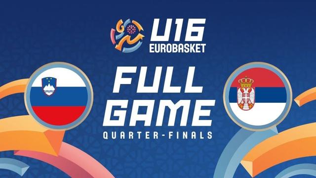 Quarter-Finals | Slovenia v Serbia | Full Basketball Game | FIBA U16 Women's EuroBasket 2025