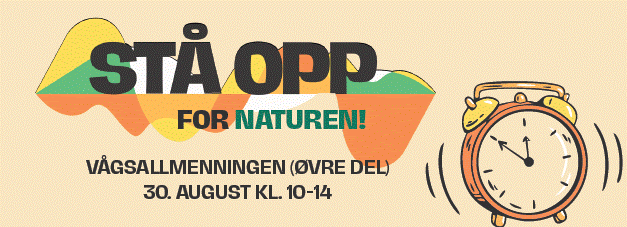 Logo for "Stå opp" markeringen - en vekkeklokke for politikerne