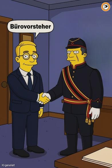 !B Philipp Amthor stellt rechten Burschenschafter als Büroleiter ein. (Simpsons Style)