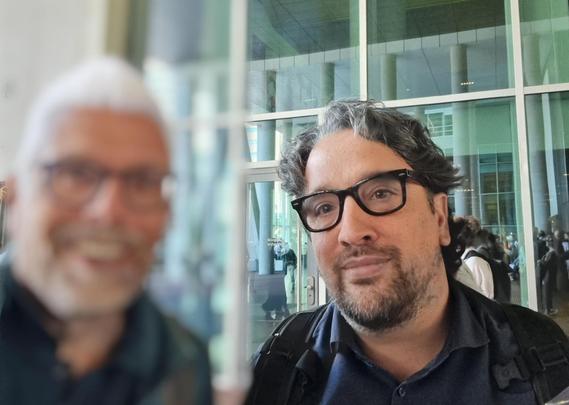Dr Christiano met uw razende reporter.