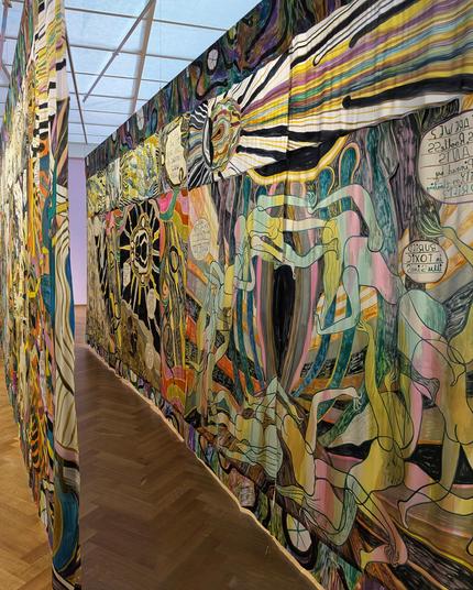 Emma Talbot, “Where do we come from? What are we? Where are we going?”, 2022

https://www.kunstmuseum.nl/en/collection/where-do-we-come-what-are-we-where-are-we-going