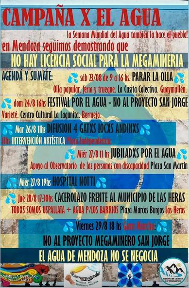 GRAN MARCHA - NO AL PROYECTO MEGAMINERO SAN JORGE
