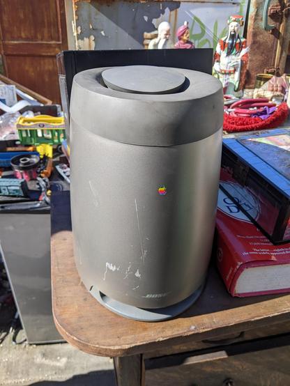 Macintosh anniversary system, worn & weary