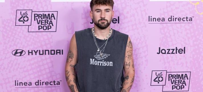 Dani Fernández, en la alfombra roja de LOS40 Primavera Pop 2025 / Aldara Zarraoa