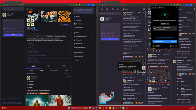 #PSiReN-Group v4.4.3+glitch without #CollapsedToots, which were also #StillQuiteCool...