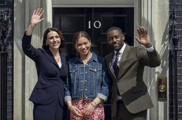 Ashley Thomas, Isobel Akuwudike, and Suranne Jones in Hostage Photo by des willie/Des Willie/Netflix - © 2024 Netflix, Inc.