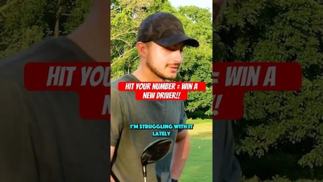 Walk away with a *NEW* Driver… IF you hit your number! #golfskill #golf #golfgear