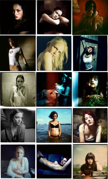 portfolio of analog portrait pictures taken by me