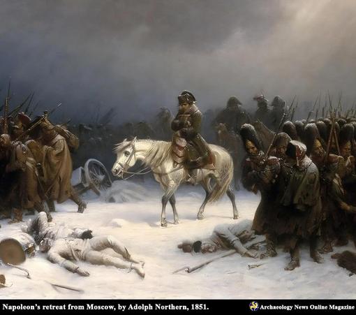 DNA reveals diseases that decimated Napoleon’s army during the 1812 retreat from Russia
A team of researchers has uncovered the first direct genetic evidence identifying two infectious diseases that caused the terrible losses of Napoleon Bonaparte’s army in its retreat from Russia in 1812. The findings, released as a preprint on bioRxiv, challenge a long-standing assumption that epidemic typhus was the major cause of death among the retreating army.
By advanced genetic sequencing of DNA extracted from the teeth of 13 soldiers buried in a mass grave in Vilnius, Lithuania, researchers confirmed the presence of Salmonella enterica Paratyphi C, the bacterium responsible for paratyphoid fever, in four of them, and Borrelia recurrentis, the louse-borne relapsing fever pathogen, in two. No authenticated DNA from Rickettsia prowazekii (typhus) or Bartonella quintana (trench fever) was found, overturning decades of assumptions based on previous, less accurate research...