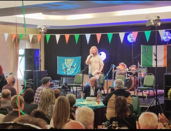 John Waters & his audience at Mise Éire