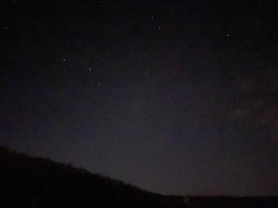 Skyline including the Big Dipper and the North Star