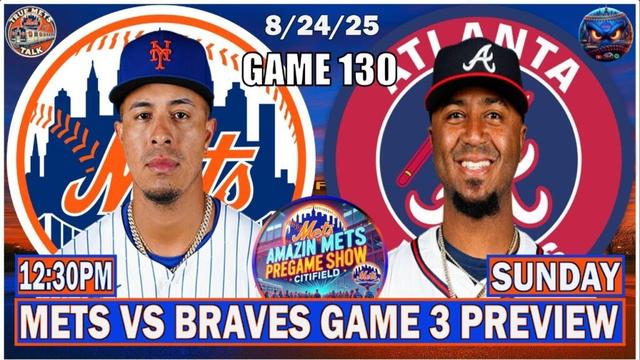メッツプレゲームショー| Mets vs Bravesゲーム3プレビュー|ニューヨークメッツ|メッツニュース|メッツトーク| MLB