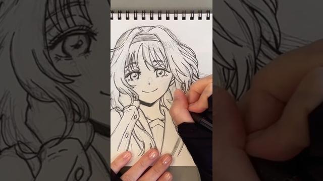 【薫る花は凛と咲く】和栗薫子 描いてみた【The Fragrant Flower Blooms with Dignity】#薫る花は凛と咲く #イラスト #anime