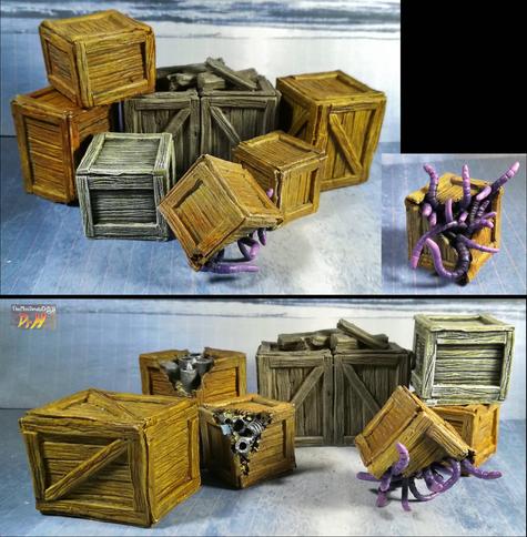 Example builds and paint finishes of my cast boxes.
